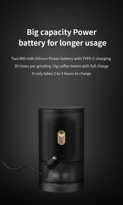 Timemore Rasnita Electrica Cafea Portabila GRINDER GO [9]