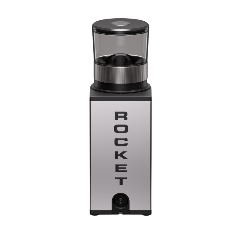 Rocket Gravo – Rasnita Electrica cu cutite plate 63 mm, Grind by Weight, Espresso – Crom [5]