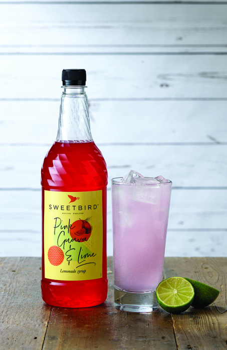 sirop-sweetbird-pink-guava-&-lime-lemonade-pentru-limonade [2]