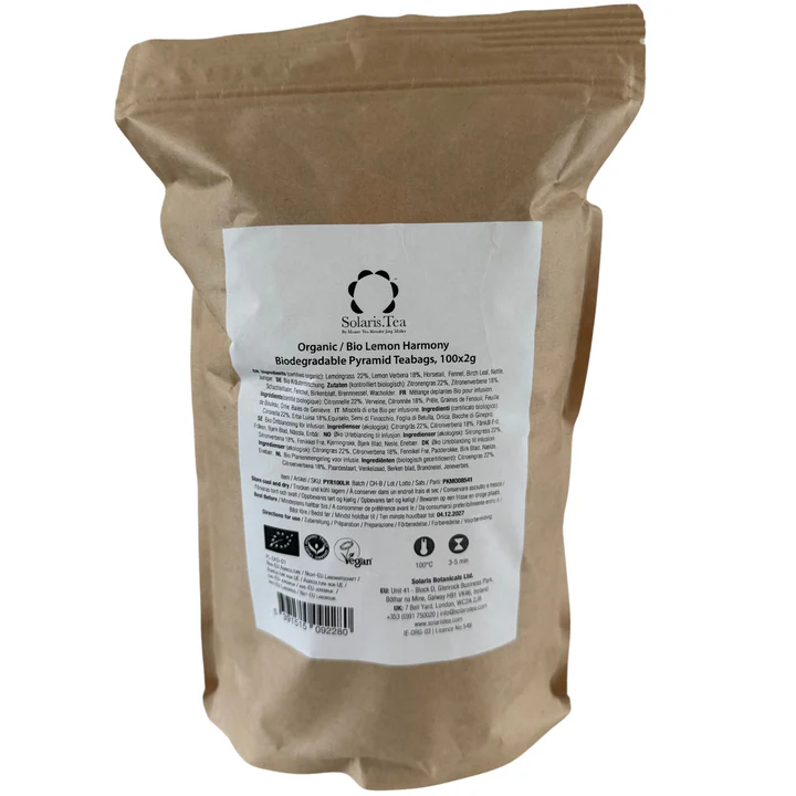 Solaris Ceai Organic Lamaie 100 plicuri piramidale [2]