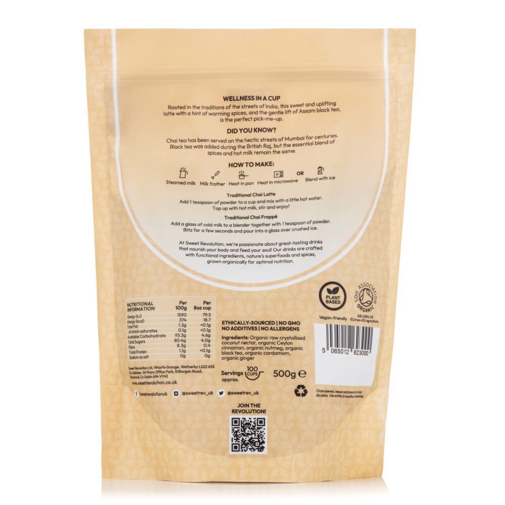 Sweet Revolution Chai Latte Traditional BIO (RO-ECO-007) - 500g [2]