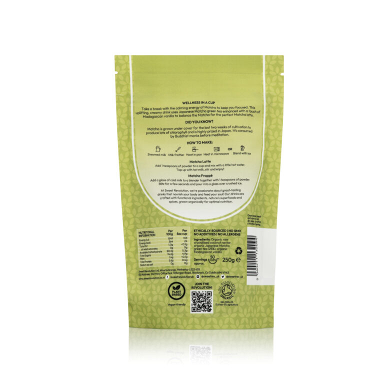 Superfood Latte  Matcha cu Vanilie 250g [2]