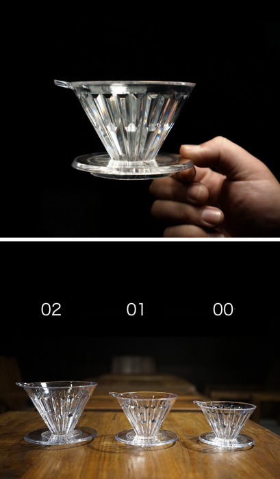 Timemore Dripper Plastic Cristal Eye 01 (1-2 cupe) - Transparent [6]