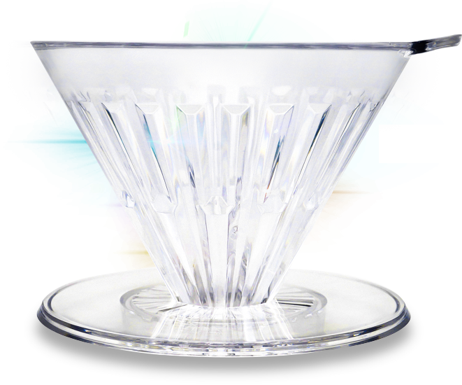 Dripper plastic rezistent  "Crystal Eye PC" 00 Timemore [17]