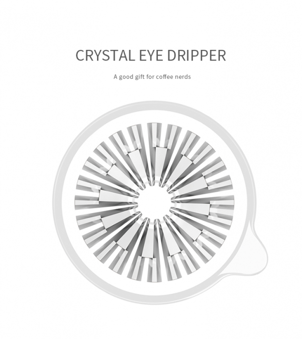 Dripper plastic rezistent  "Crystal Eye PC" 00 Timemore [11]