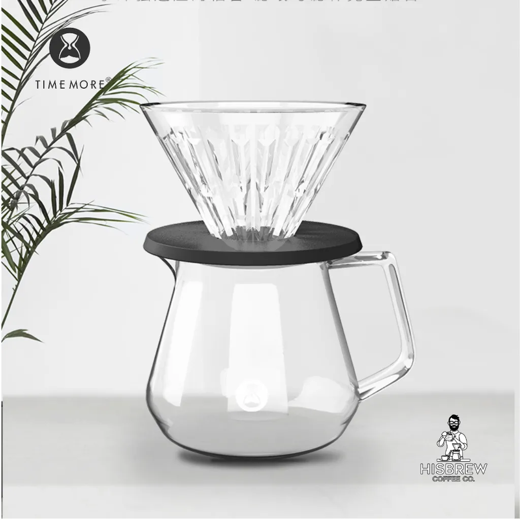 Timemore Dripper Sticla + Aluminiu Crystal Eye 01 (1-2 cupe) [3]