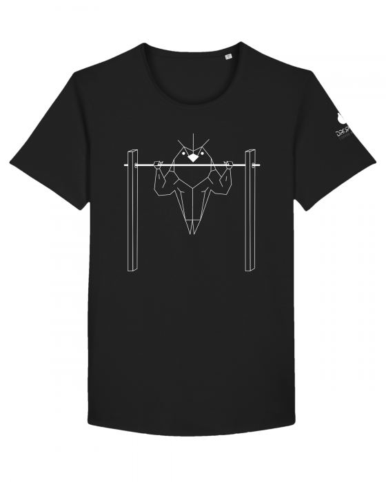 Tricou Negru Personalizat Dropshot Muscle [3]