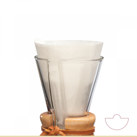 Chemex 100 Filtre hartie Semicirculare 1-3 cupe FP-2 [1]