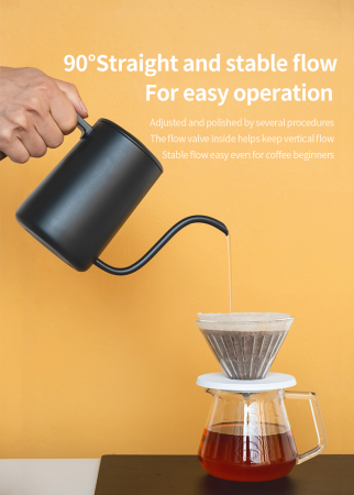 Timemore Fierbator Pure 700 ml - Negru [4]