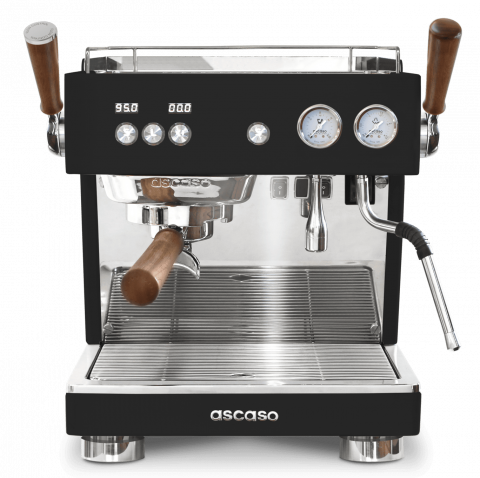 Aparate cafea - RESIGILAT Ascaso Baby T Plus – Espressor premium pentru acasa cu pompa rotativa, control debit si sistem Multi Thermoblock – Negru