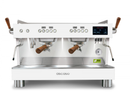 Ascaso - Ascaso Espressor Barista T 2024 2 Grupuri - Alb & lemn