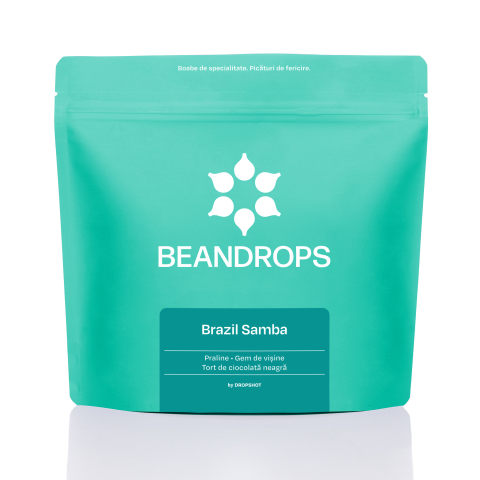 Office Coffee BEANDROPS by Dropshot - Brazilia Samba 250g - Cafea de specialitate BEANDROPS