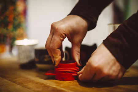 Cafflano Espressor manual Kompresso [8]