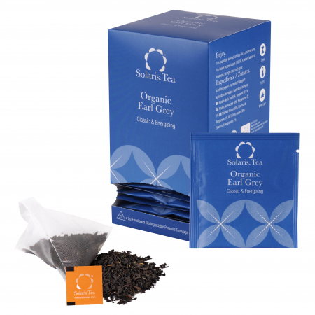 Negru - Ceai Organic negru Earl Grey 25 plicuri