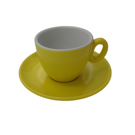 INKER - Ceasca Cappuccino din portelan Inker 70ml - Galben