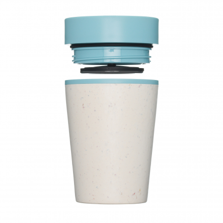 Circular & Co Pahar refolosibil ecologic - crem & verde 8oz [4]