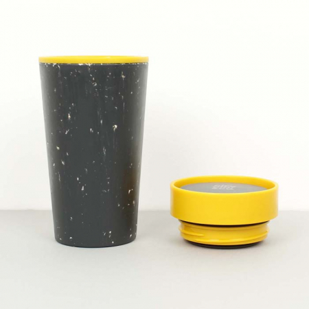 Circular & Co Pahar refolosibil ecologic - negru & galben 12oz [9]