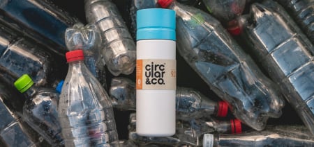 Circular & Co Sticla refolosibila - Gri&Portocaliu 600ml [4]