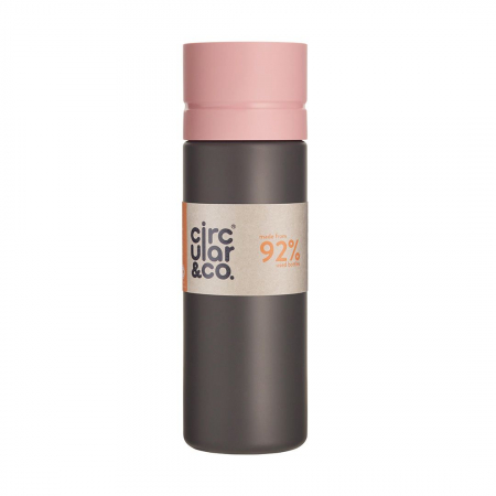 Circular&Co. ⚡ NEW - Circular & Co Sticla refolosibila - Gri&Roz 600ml
