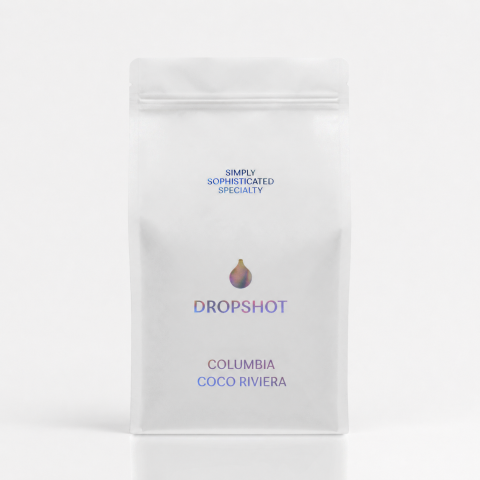 Microloturi DROPSHOT - Columbia Coco Riviera 1kg - Cafea de specialitate DROPSHOT