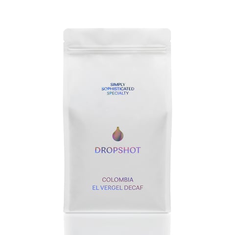 Confort Single Origins DROPSHOT - Columbia El Vergel DECAF (decofeinizata) 1kg - Cafea de specialitate DROPSHOT