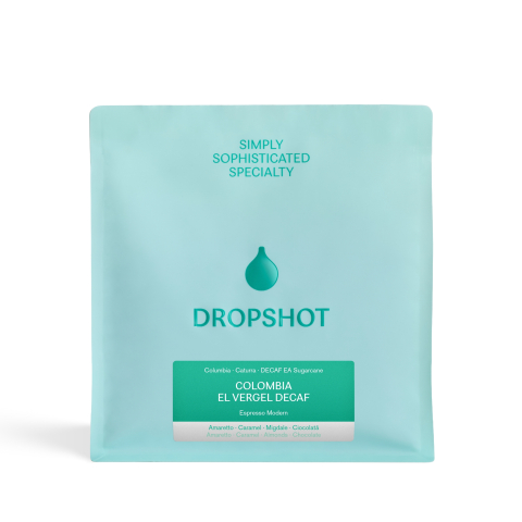 DROPSHOT - Columbia El Vergel DECAF  (decofeinizata) 250g - Cafea de specialitate DROPSHOT