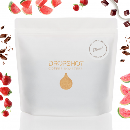 Data prajirii: 19.08.2026 Columbia Guava Banana 250g - Cafea de specialitate DROPSHOT - Copie [1]