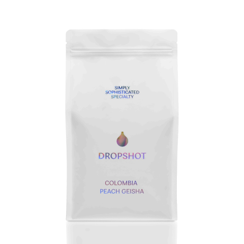 Confort Single Origins DROPSHOT - Columbia Peach Geisha Los Patios 1kg - Cafea de specialitate DROPSHOT