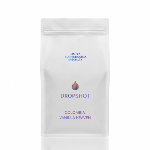 Microloturi DROPSHOT - Columbia Vanilla Heaven 1kg - Cafea de specialitate DROPSHOT