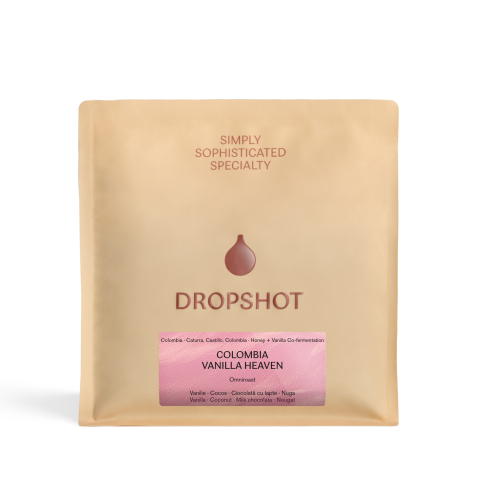 Microloturi DROPSHOT - Columbia Vanilla Heaven 250g - Cafea de specialitate DROPSHOT