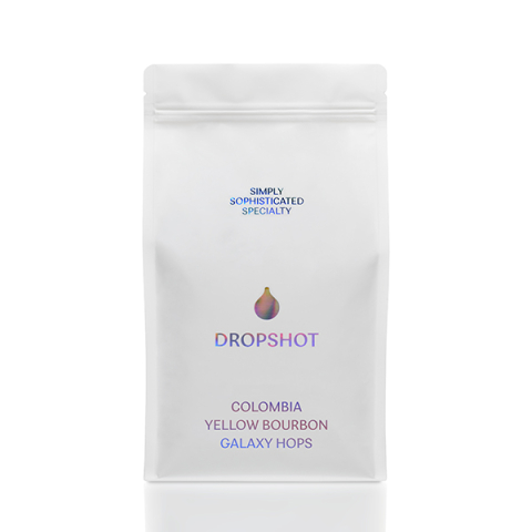 Raritati - Columbia Yellow Bourbon Galaxy Hops 1kg - Cafea de specialitate DROPSHOT