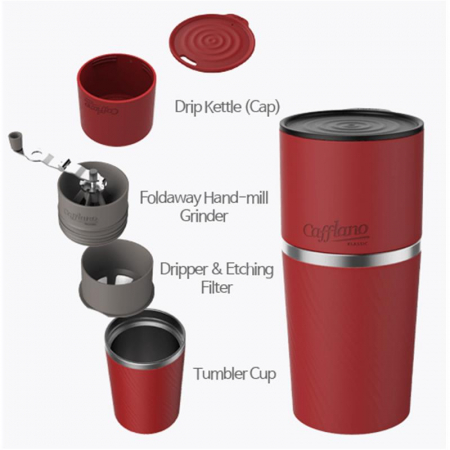Cafflano Kompresso - Capac rosu Logo pentru piston [1]