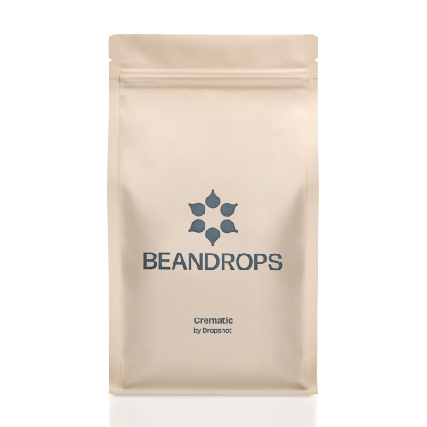 BEANDROPS - Crematic Blend 500g - Cafea de specialitate pentru espressor automat BEANDROPS
