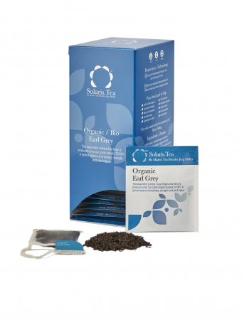 Negru - Ceai Organic negru Earl Grey 40 plicuri