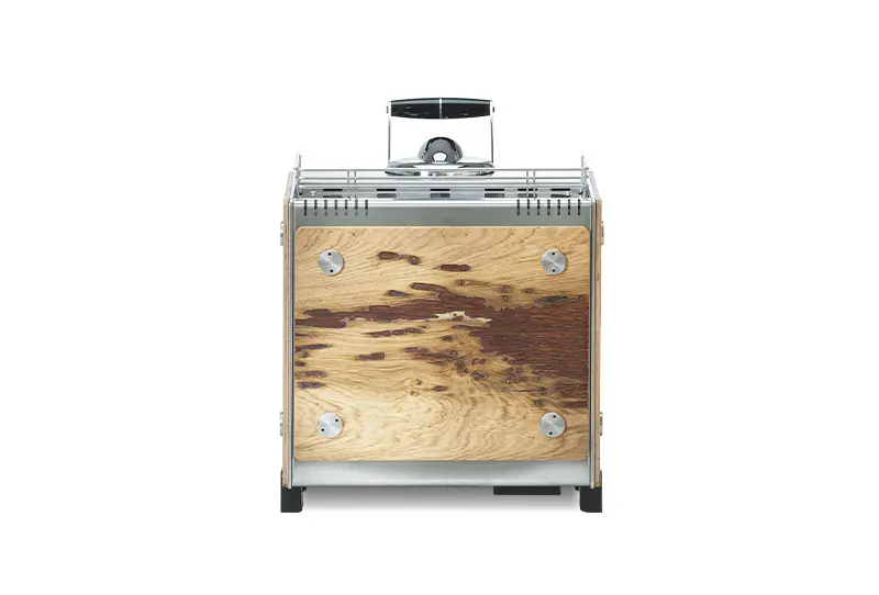 Dalla Corte Espressor premium pentru acasa cu pompa rotativa, control al debitului si profilare avansata a extractiei pentru precizie si consistenta D58 - Venice Wood [2]