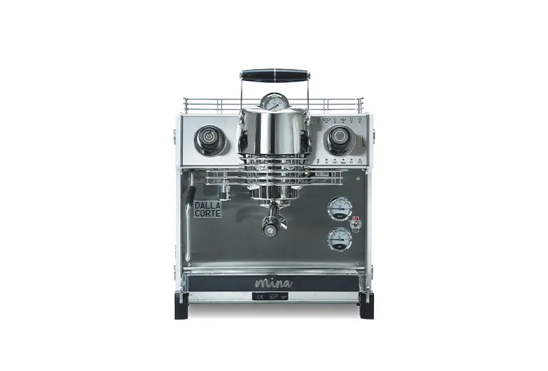 Dalla Corte Espressor premium pentru acasa cu pompa rotativa, control al debitului si profilare avansata a extractiei pentru precizie si consistenta D58 - Alb [1]