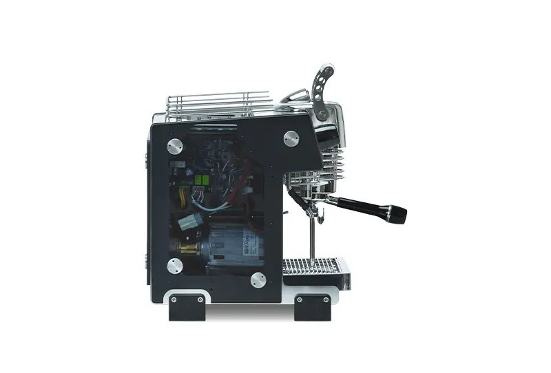 Espressoare Manuale Profesionale - Dalla Corte Espressor premium pentru acasa cu pompa rotativa, control al debitului si profilare avansata a extractiei pentru precizie si consistenta D58 - Glass