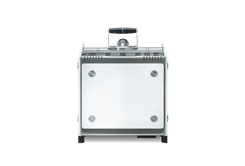 Dalla Corte Espressor premium pentru acasa cu pompa rotativa, control al debitului si profilare avansata a extractiei pentru precizie si consistenta D58 - Alb [2]