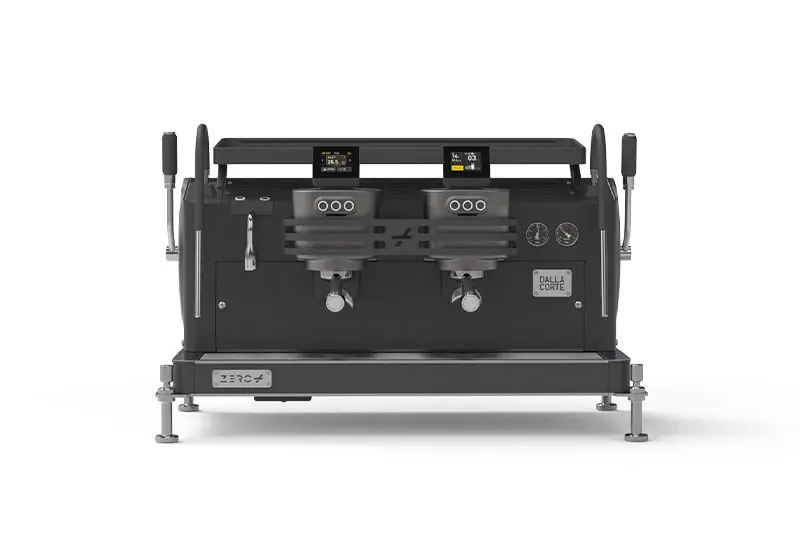 Espressoare Manuale Profesionale - Dalla Corte Zero Plus Classic Espressor Profesional pentru Cafenele cu 2 Grupuri- Total dark