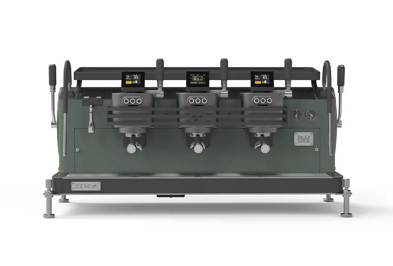 Espressoare - Dalla Corte Espressor Zero Plus Barista 3 Grupuri - Teal green