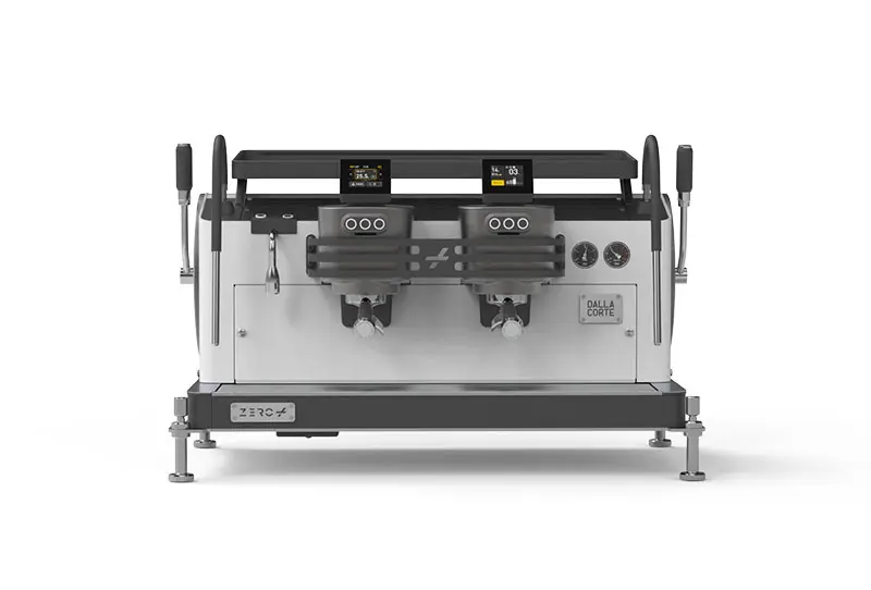 Espressoare Manuale Profesionale - Dalla Corte Zero Plus Classic Espressor Profesional pentru Cafenele cu 2 Grupuri - Total white