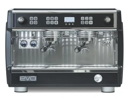 Aparatura cafea - Dalla Corte EVO2 Espressor Profesional pentru Cafenele cu 2 Grupuri – Nebula Black