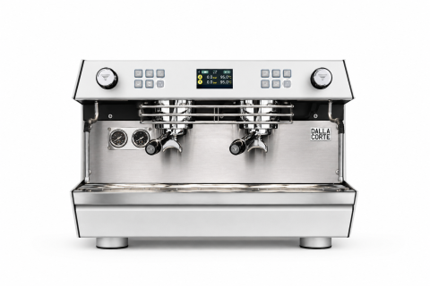 Brands - Dalla Corte Icon Espressor Profesional 2 Grupuri pentru Cafenele – Total White