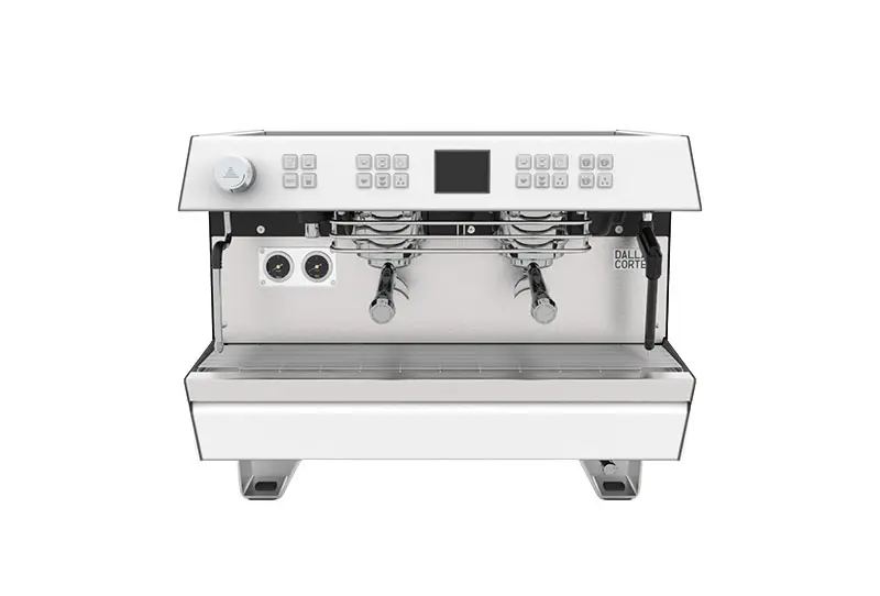Espressoare Manuale Profesionale - Dalla Corte Icon Espressor Profesional 2 Grupuri pentru Cafenele – Total White