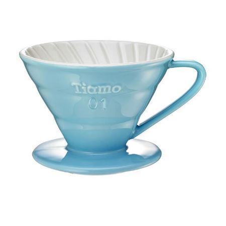 TIAMO - Dripper Ceramic Tiamo V01 - Albastru Deschis
