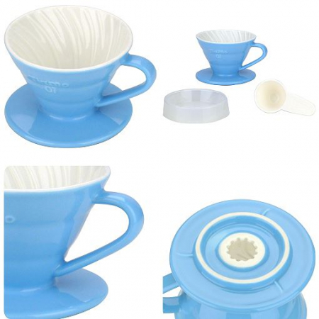 Dripper Ceramic Tiamo V01 - Albastru Deschis [1]
