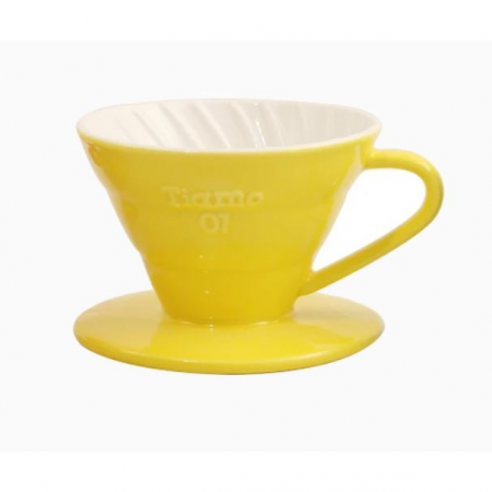 TIAMO - Dripper Ceramic Tiamo V01 - Galben