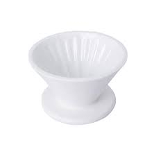 Timemore - Dripper Ceramica "Crystal Eye" Alb cu suport Timemore