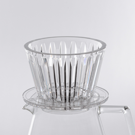 Dripper "Crystal Eye Tritan PCTG B75" Crystal Clear White - Timemore [1]