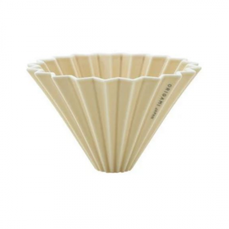 Dripper M portelan Origami - Bej Mat [1]